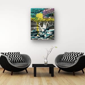 Do They Have Penguins in Hicksville? – Limited Edition Fine Art Print by Dee Hogg, shown in a room setting