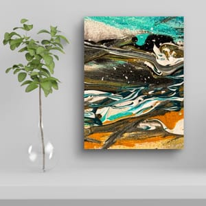 Drowning in Hicksville – Limited Edition Fine Art Print by Dee Hogg, shown in a room setting