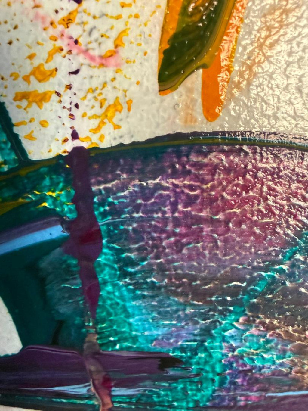Melting Tango abstract dance fine art print by Dee Hogg, warm toned wall art