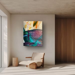 Melting Tango – Abstract Dance Art Print | Warm Toned Wall Art