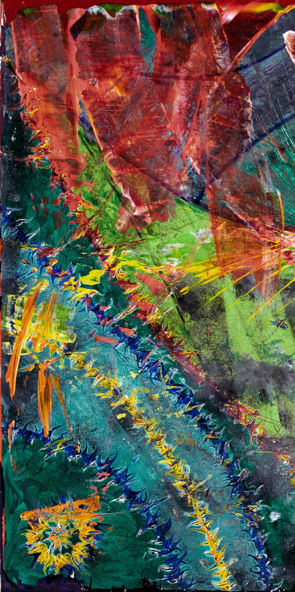 Twistfire abstract fine art print by Dee Hogg, bold wall art