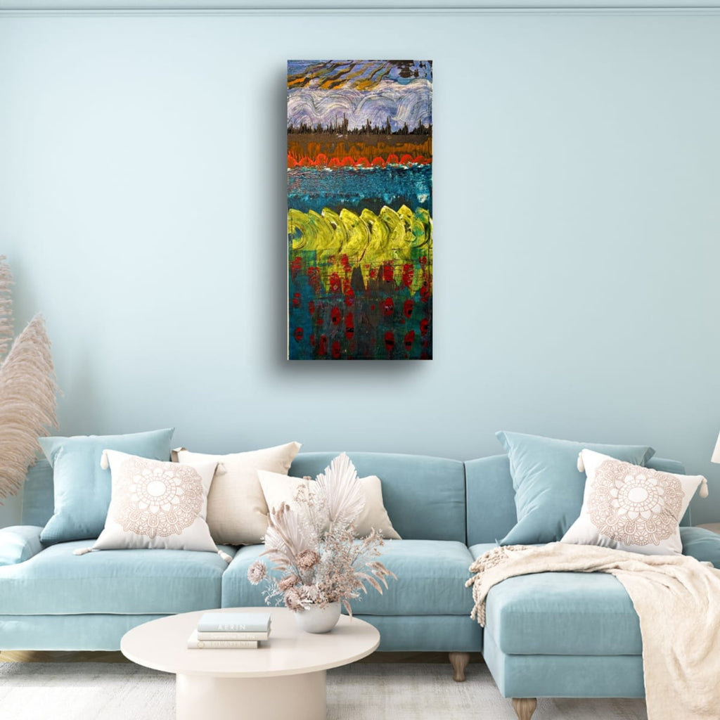 Under the Weather Line – Original Acrylic Painting