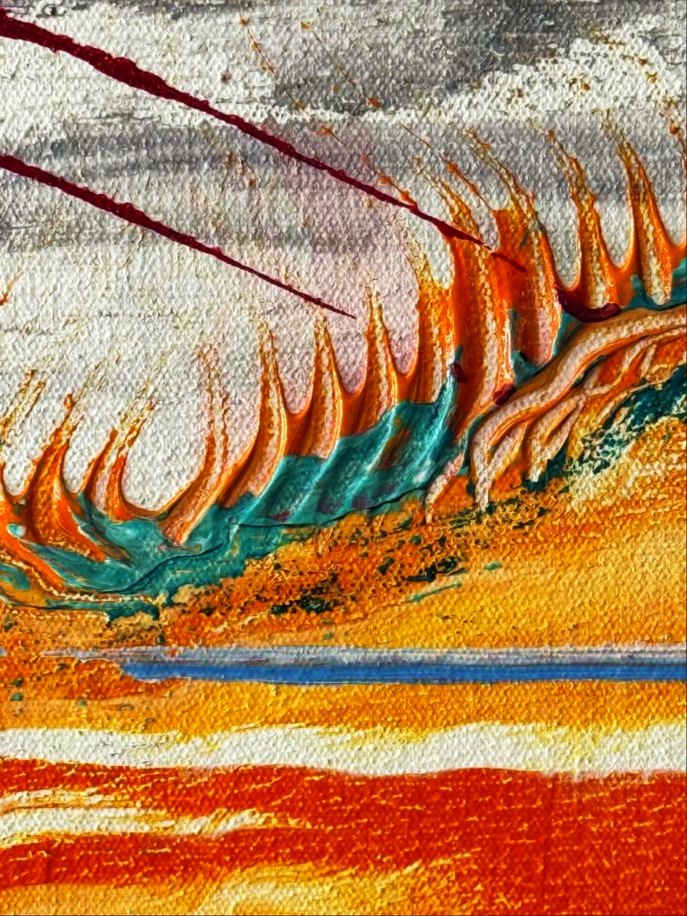 Fire in the Hicksville Hills – Limited Edition Fine Art Print by Dee Hogg