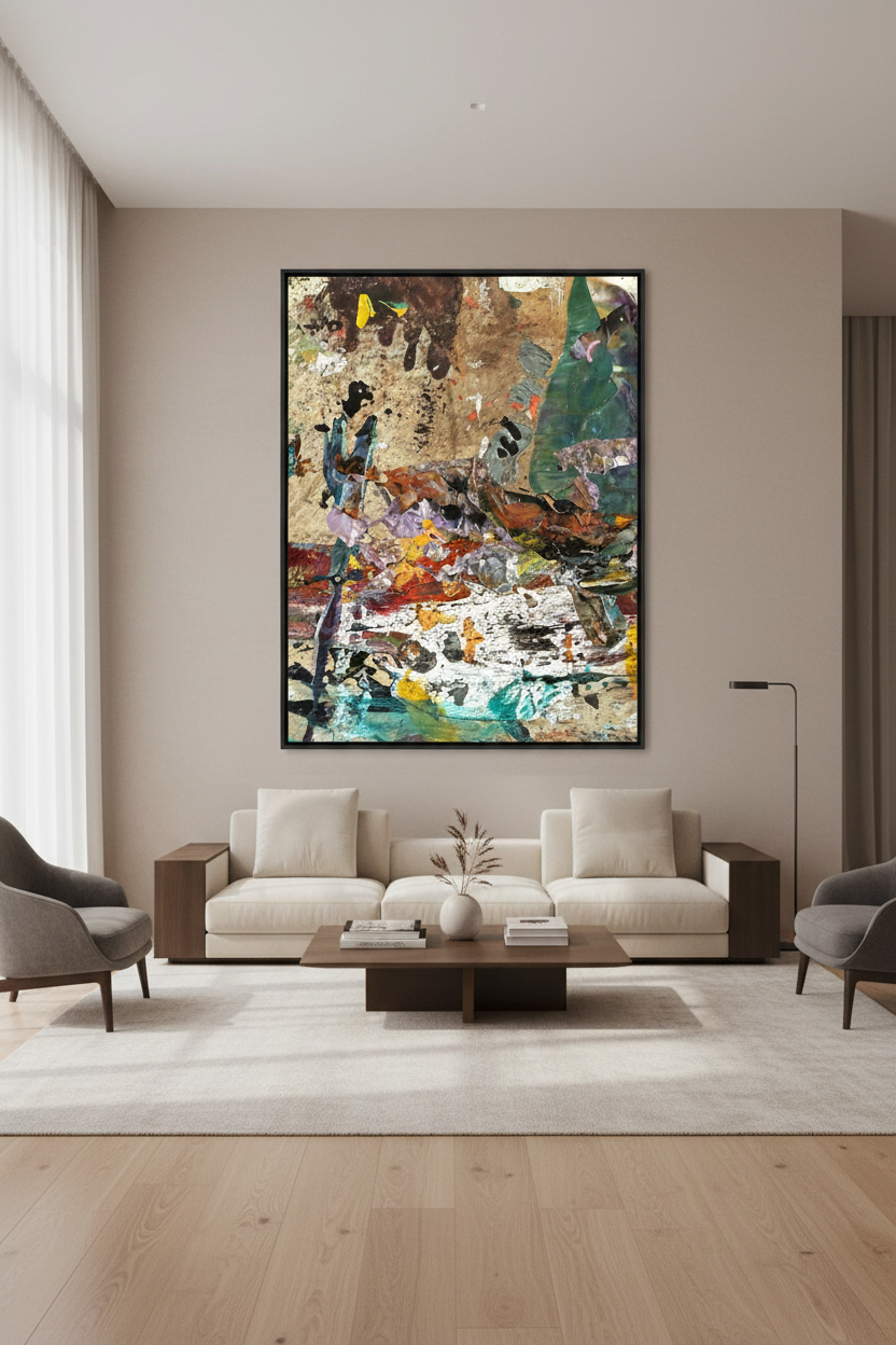 One Conflict Day 1 canvas print displayed in a contemporary room