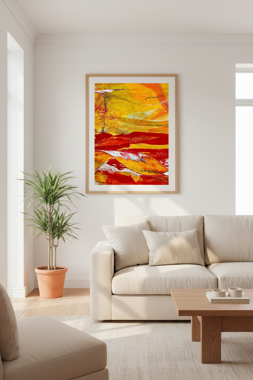 Scarlet and Sun portrait room setting