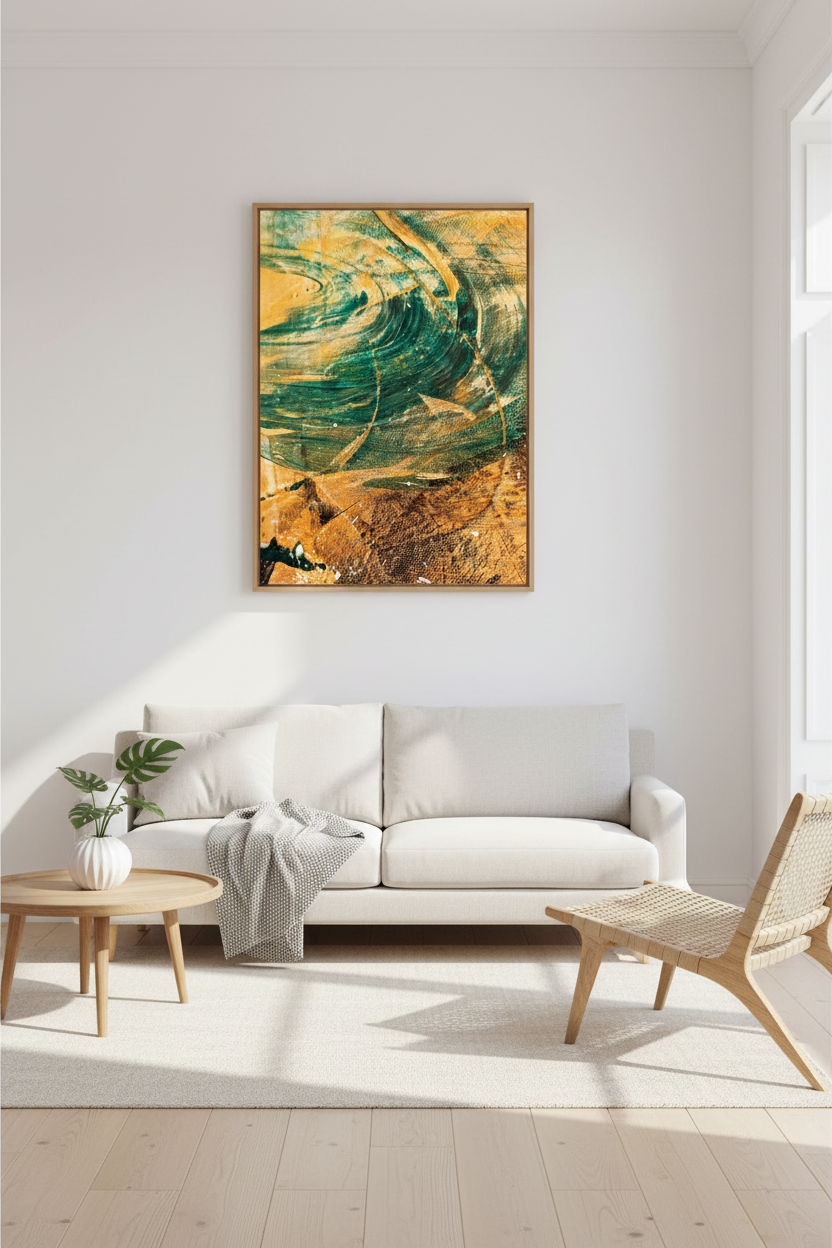 Sunlit Swell portrait room setting